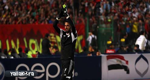الشناوي يعود لحراسة عرين الزمالك أمام المقاولون العرب